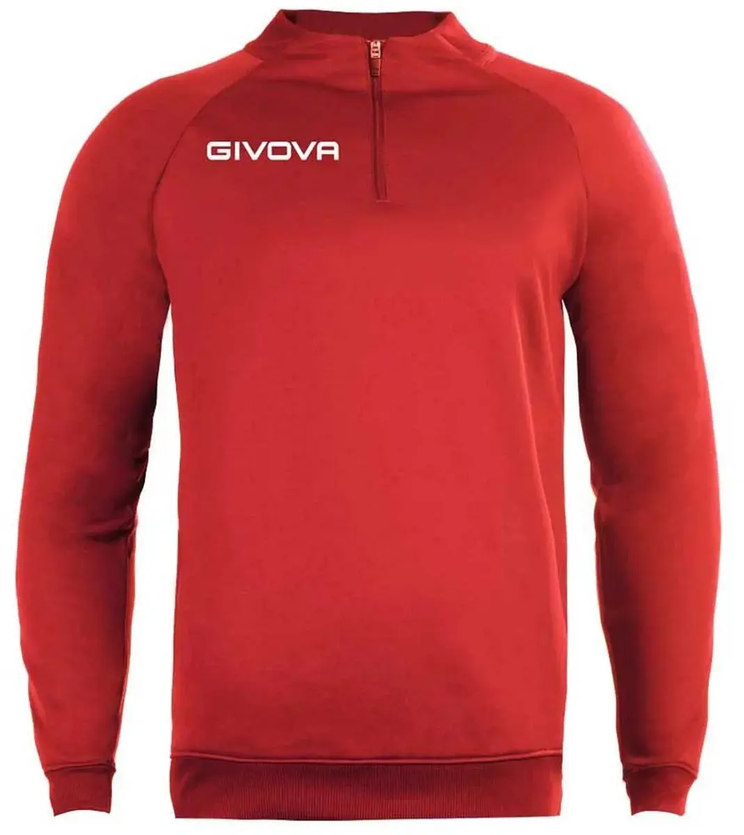 Givova 500 Half Rits Sweatshirt - Rood - afbeelding 3 van 3