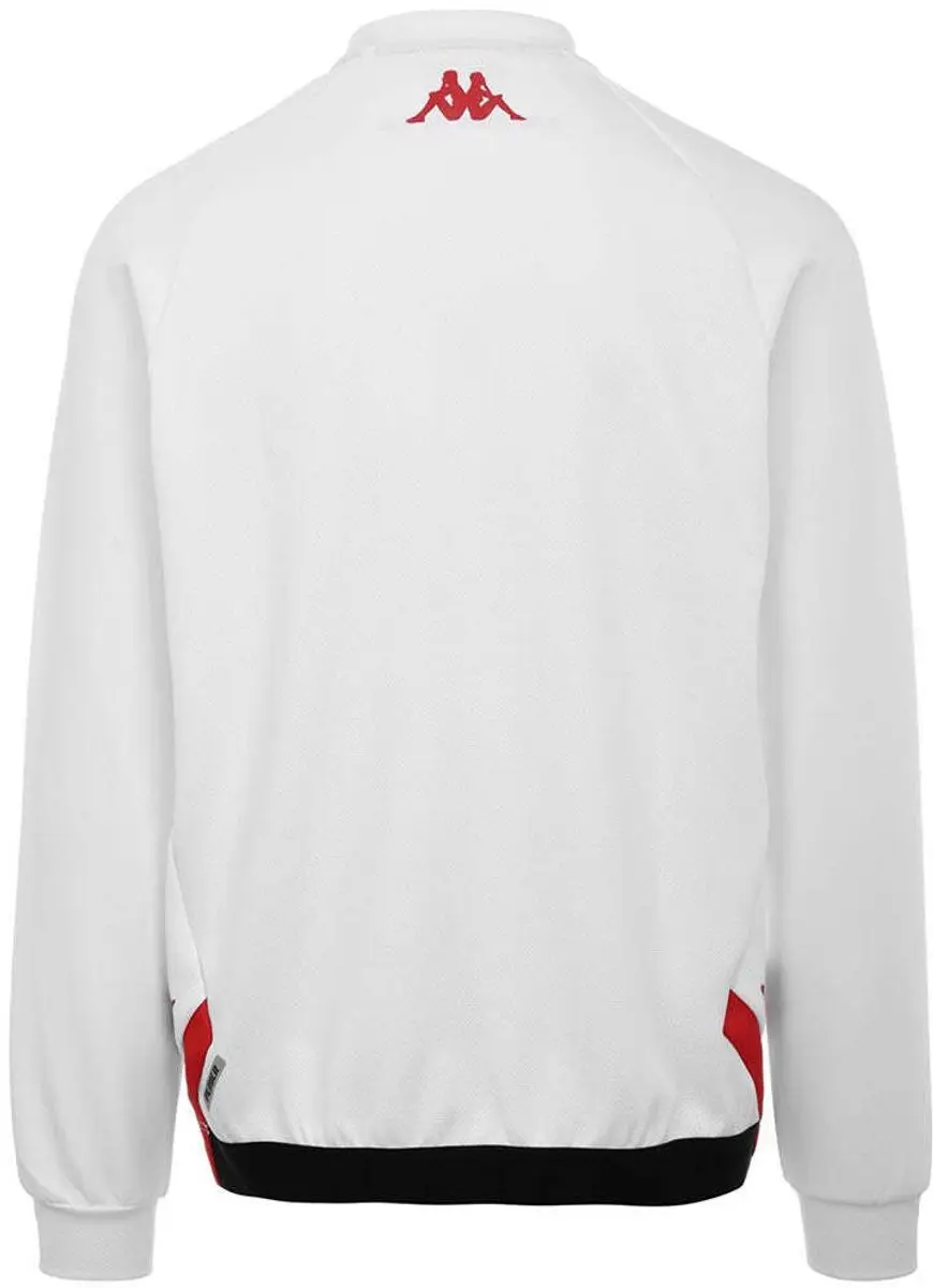 Kappa AS Monaco 2022/23 Trainingspak Jack - Wit/Rood S - afbeelding 3 van 4