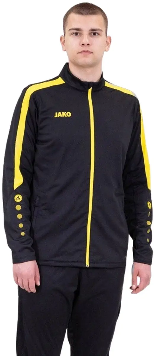 JAKO Power Trainingsjack Heren L - Zwart/Geel - afbeelding 5 van 6
