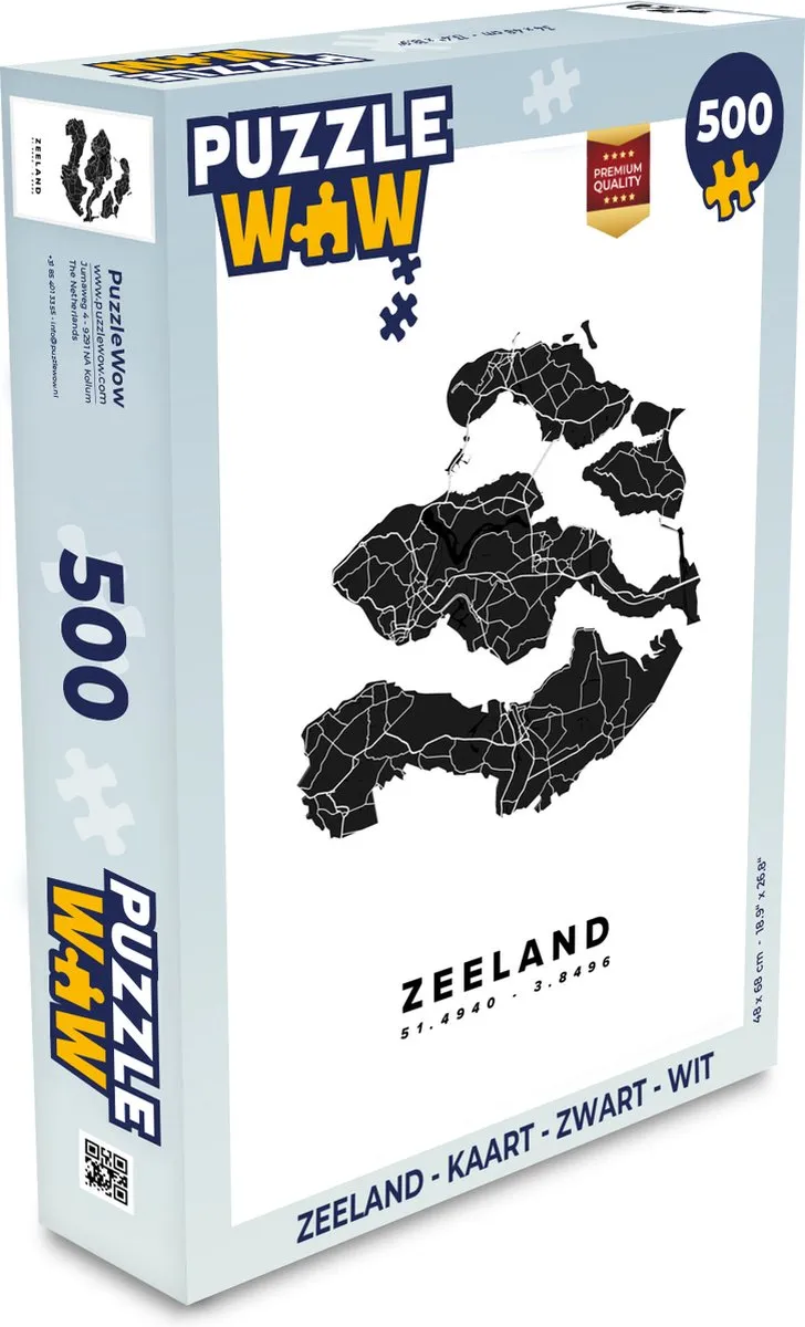 PuzzleWow Zeeland Legpuzzel 500 Stuks
