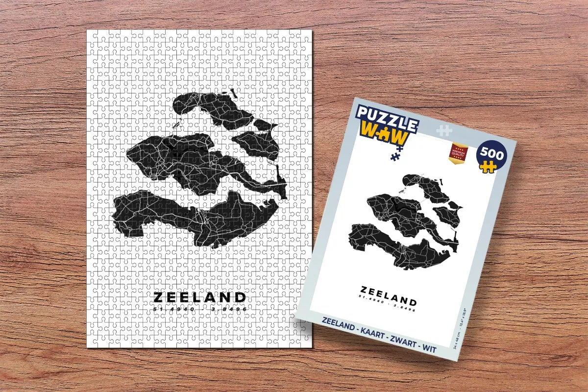 PuzzleWow Zeeland Legpuzzel 500 Stuks - Multicolor