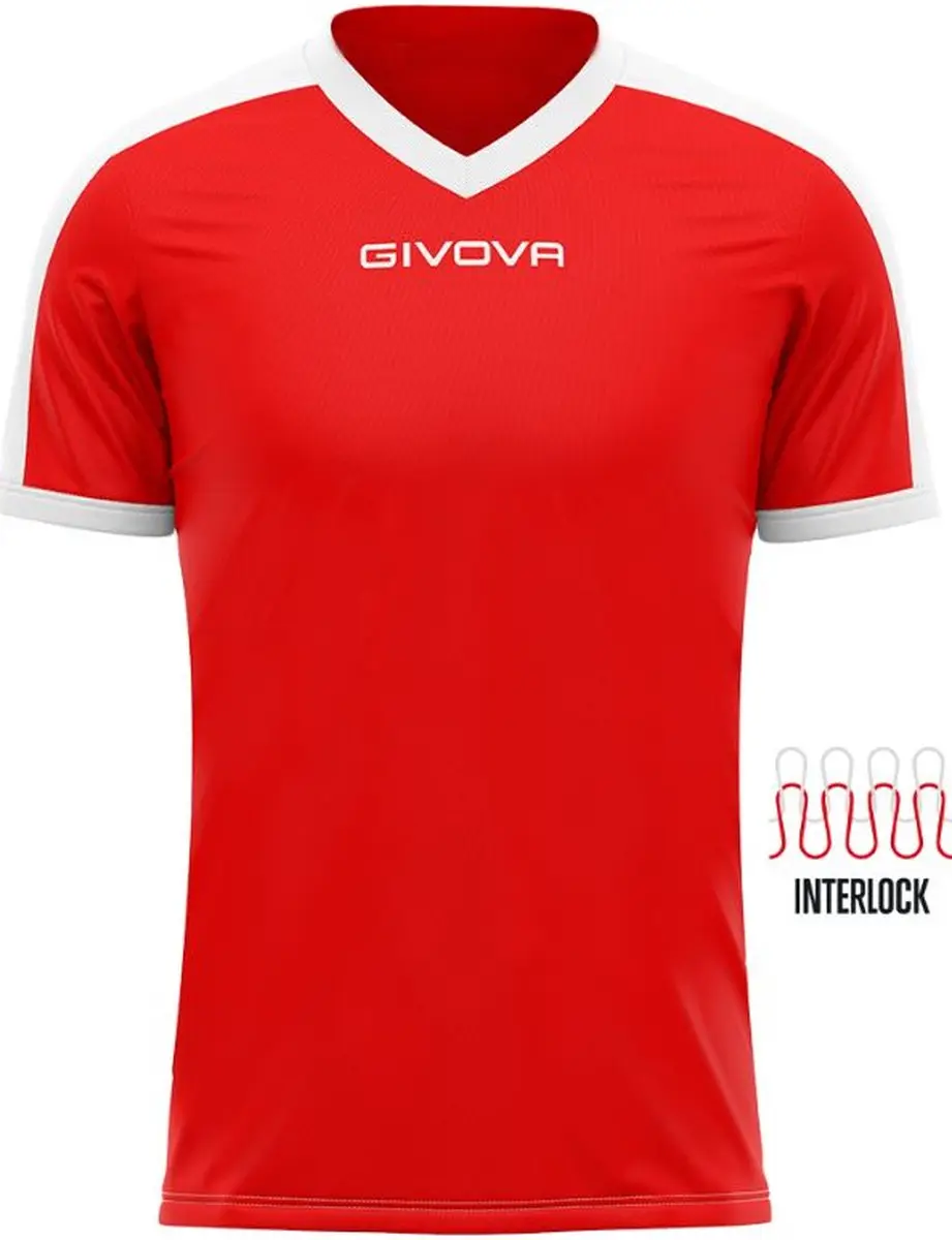 Sportshirt Givova Revolution Rood-wit Rood - L