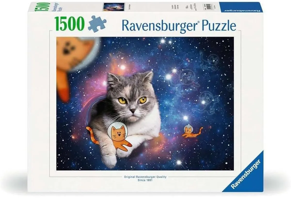 Ravensburger Katten in de Ruimte Puzzle 1500 Stuks