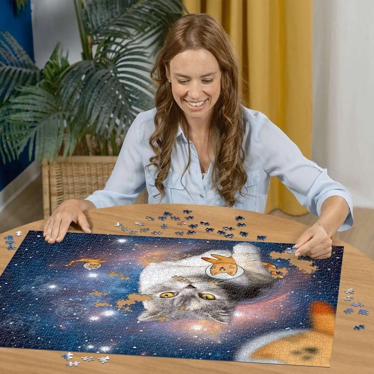 Ravensburger Katten in de Ruimte Puzzle 1500 Stuks - Multicolor