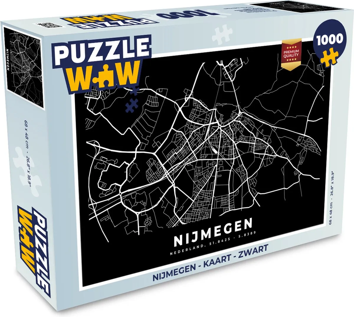 PuzzleWow Nijmegen Legpuzzel 1000 Stuks