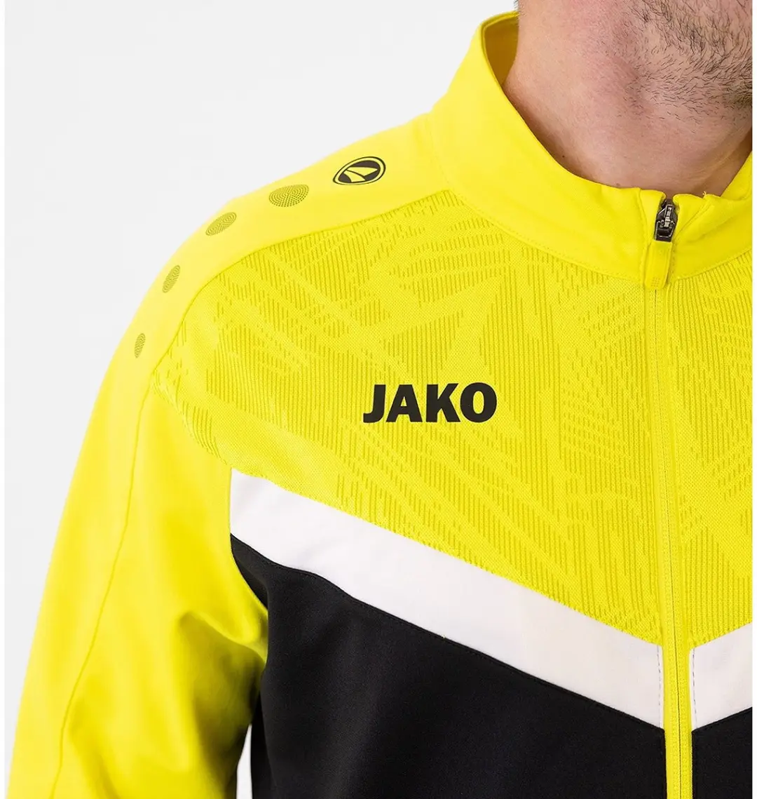 Jako Iconic Polyestervest Heren M - Zwart/Zachtgeel