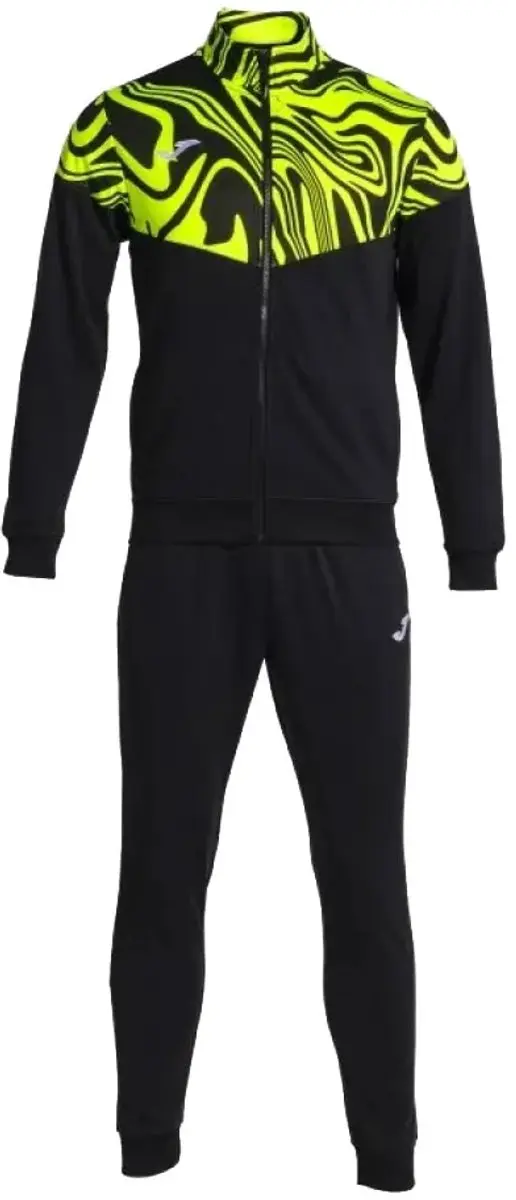 Joma Lion II Trainingspak - Zwart/Geel S