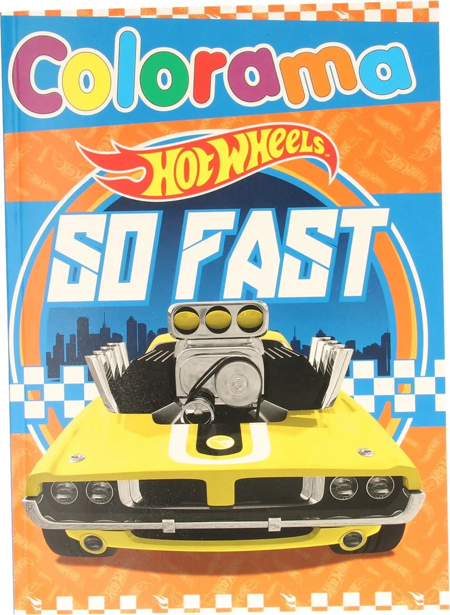 Hot Wheels Colorama Kleurboek - 30 Pagina's - Multicolor