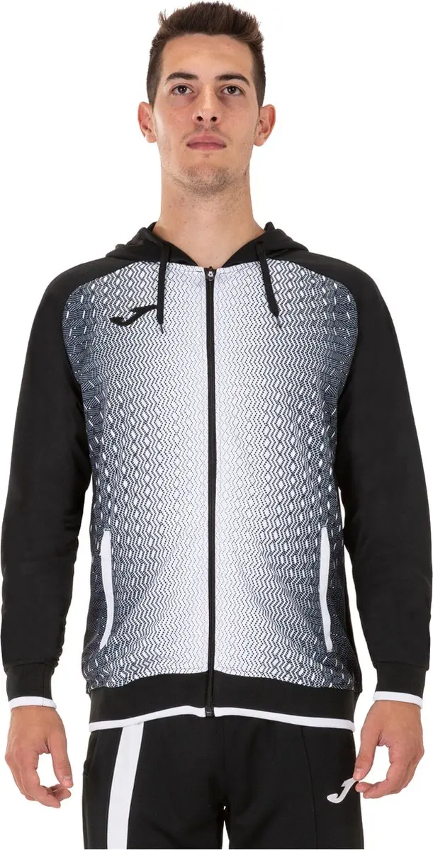 Joma Supernova Jas Kinderen 164 - Zwart/Wit