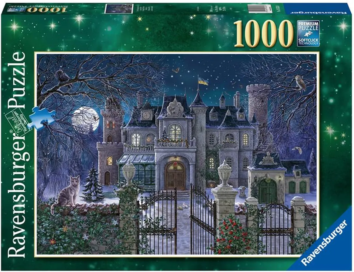 Ravensburger Kerstvilla Legpuzzel 1000 Stuks - 1484
