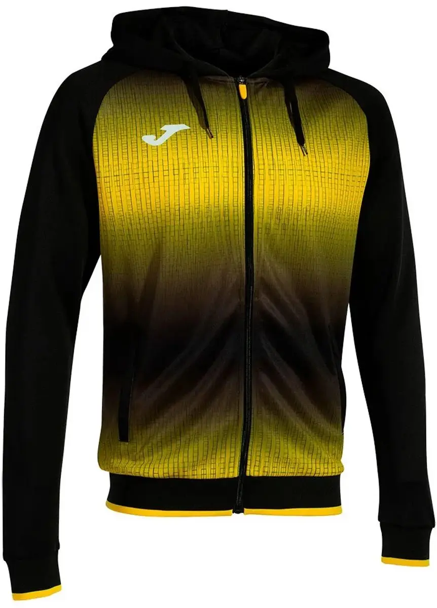 Joma Tiger V Sweatshirt met rits - 12-14 jaar - Geel/Zwart