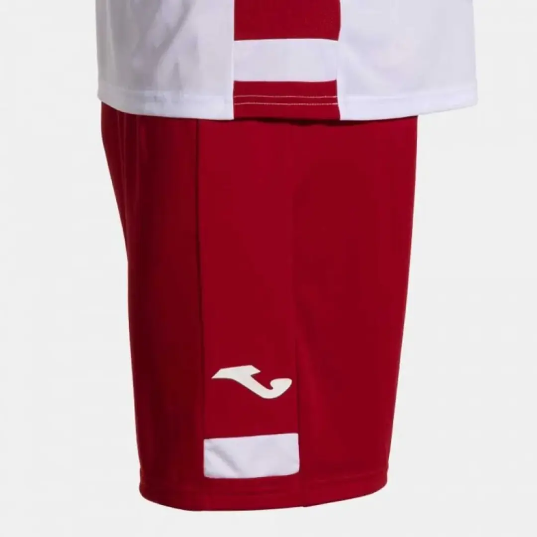 Joma Lider Korte Mouw Set - 11-12 jaar - Rood/Wit