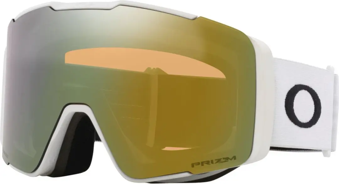 Oakley Line Miner Pro L Skibrillen - Matte White - Extra Blauwe Lens