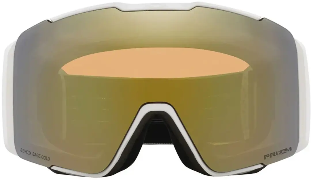 Oakley Line Miner Pro L Skibrillen - Matte White - Extra Blauwe Lens