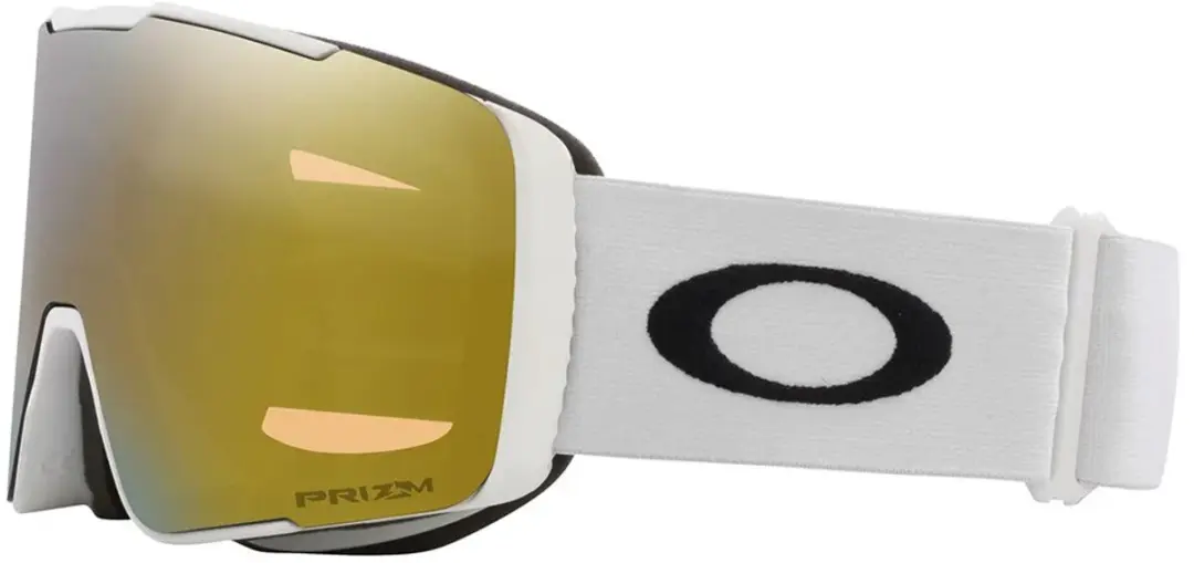 Oakley Line Miner Pro L Skibrillen - Matte White - Extra Blauwe Lens
