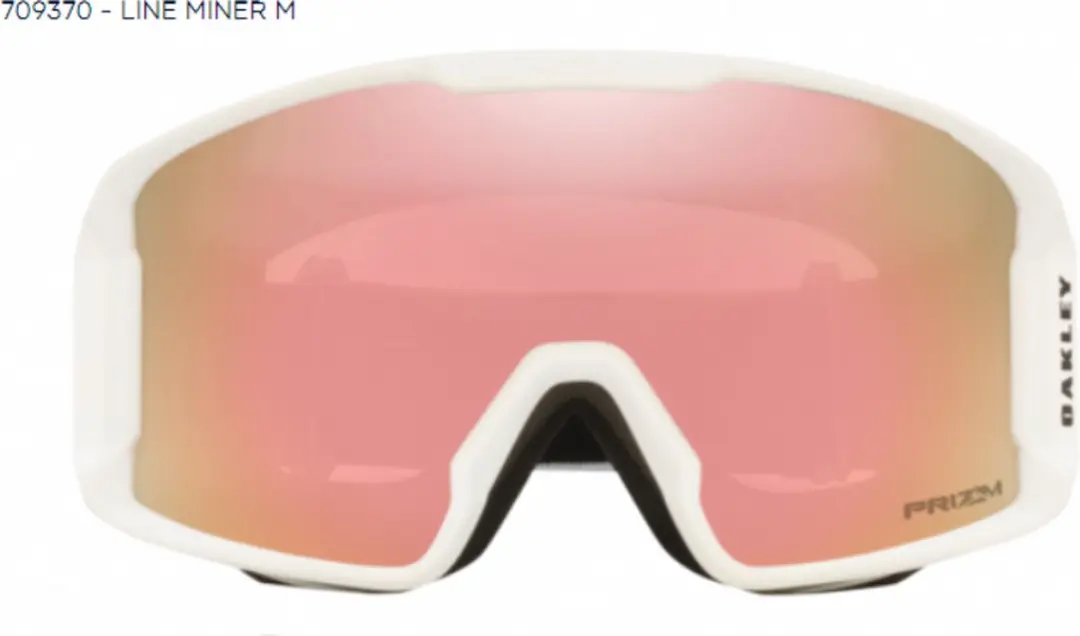 Oakley Skibril OO7093-69 - Wit/Zwart - Roze Lens - afbeelding 6 van 6