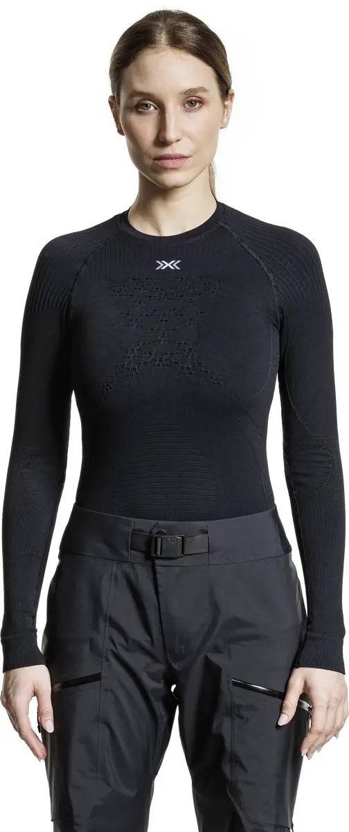 X-Bionic Energy Accumulator 4.0 Thermoshirt Dames - Maat L - Charcoal/Magnolia