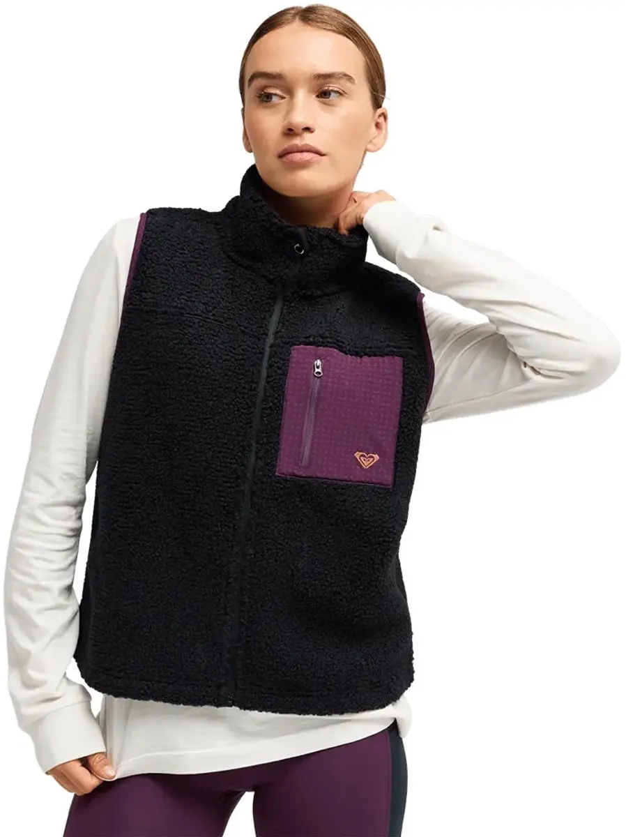 Roxy Boundless Vest Zwart L Vrouw