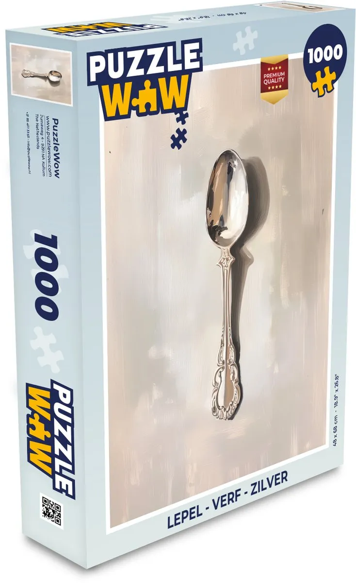 PuzzleWow Lepel Verf Puzzel 1000 Stuks