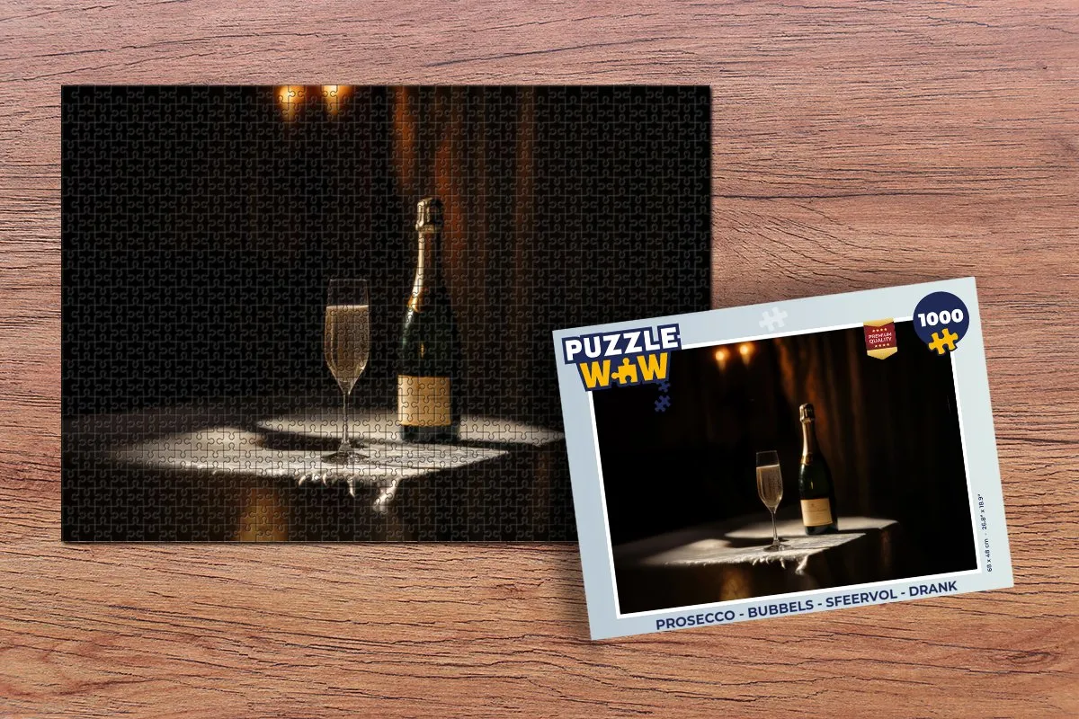 PuzzleWow Prosecco Legpuzzel 1000 Stuks - MPN 8721169374833