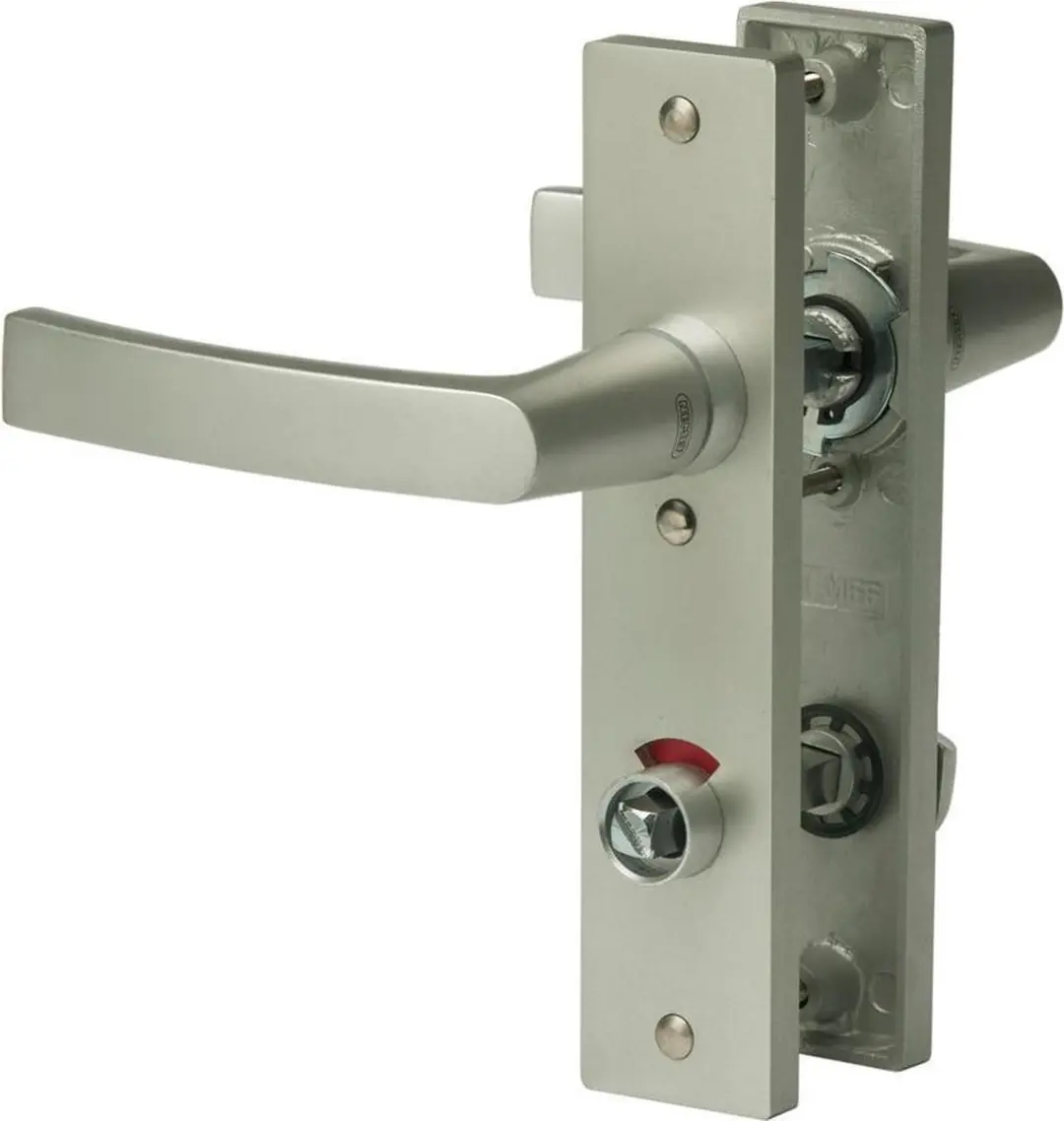 Nemef Din Garnituur 3251wc Rechts - Aluminium - 8x63mm