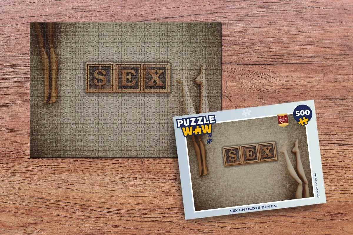 PuzzleWow Legpuzzel Sex en Blote Benen 500 Stuks