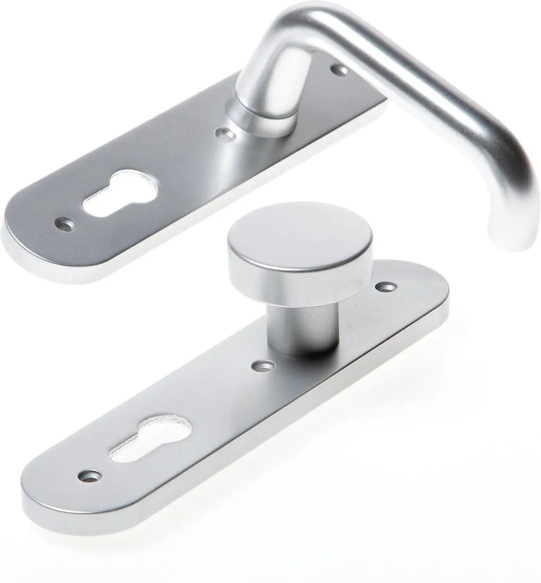 Nemef Kruk/knop schild aluminium 3253 FP rechtswijzend pc72 F1