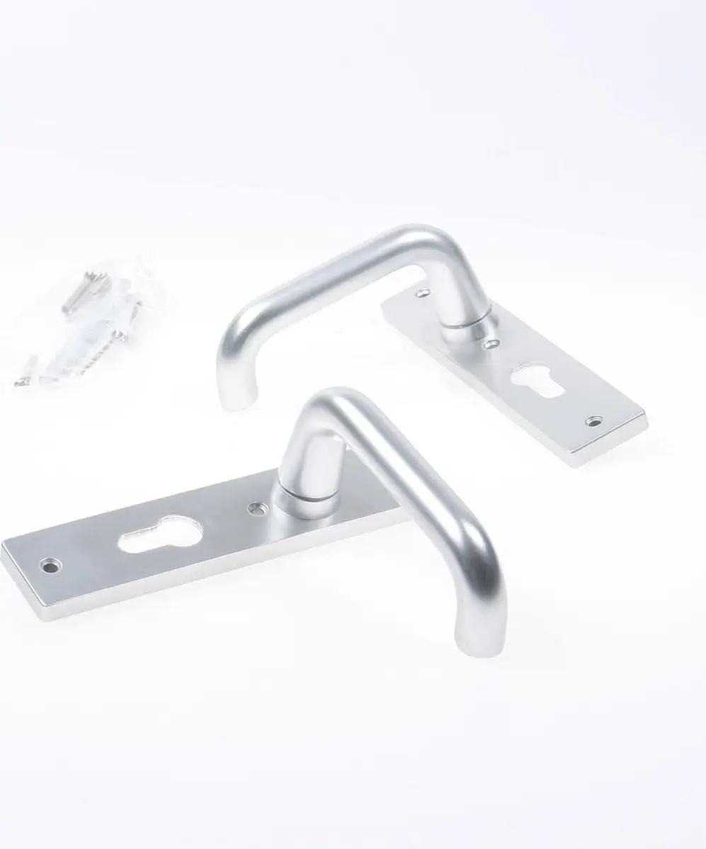 Nemef 3252 Deurkrukgarnituur PC55 F1 Aluminium - afbeelding 4 van 4
