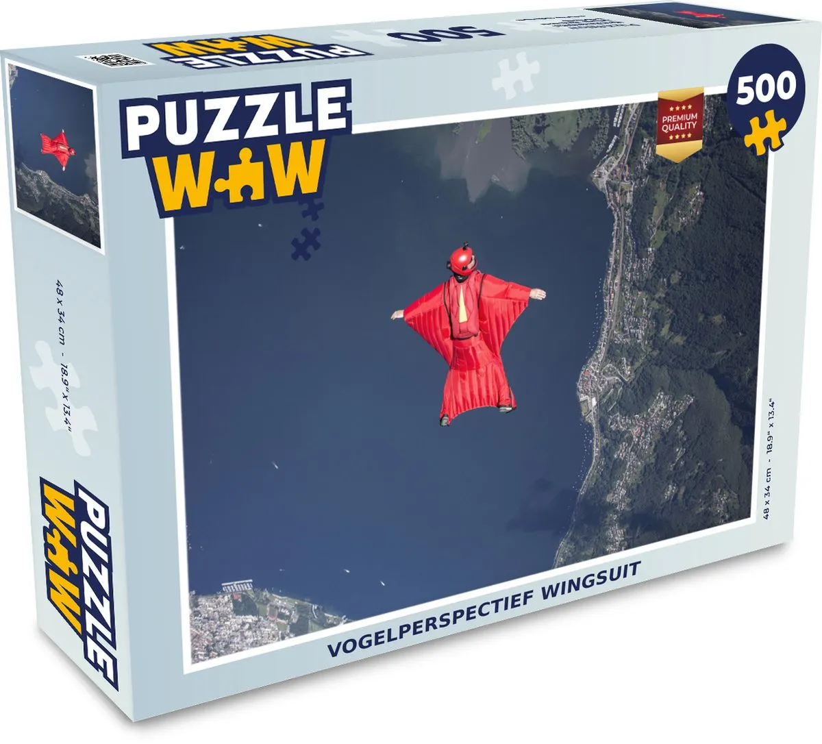 PuzzleWow Wingsuit Legpuzzel 500 Stuks