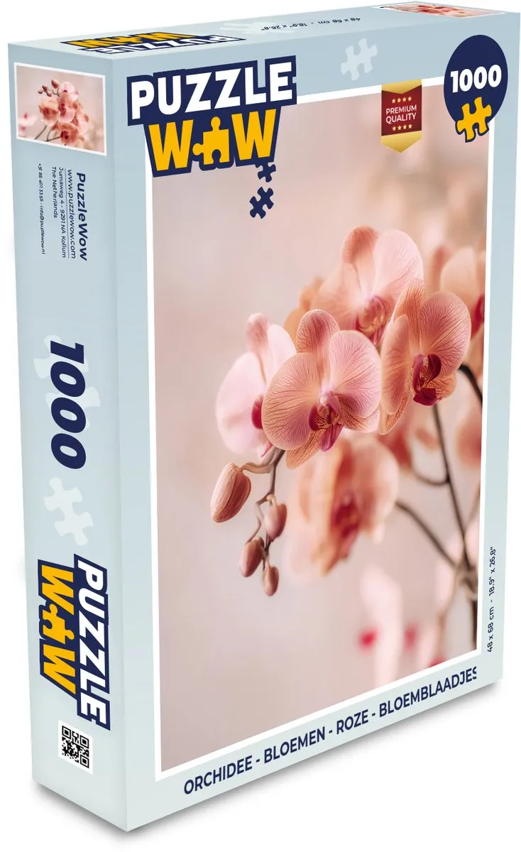 PuzzleWow Orchidee Legpuzzel 1000 Stuks