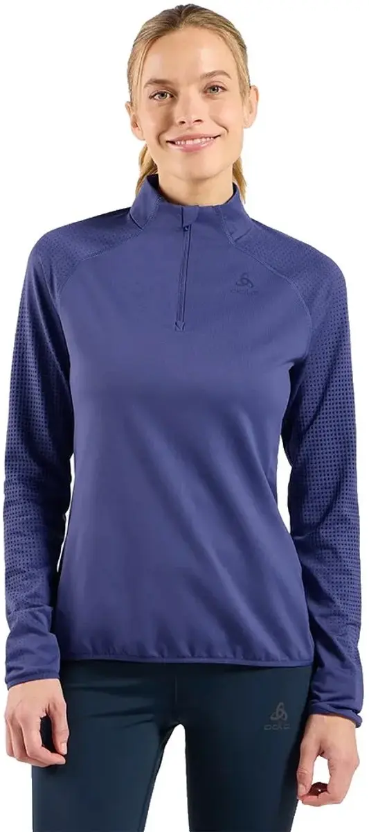 ODLO Zeroweight Warm Sweatshirt - Blauw M - afbeelding 6 van 6