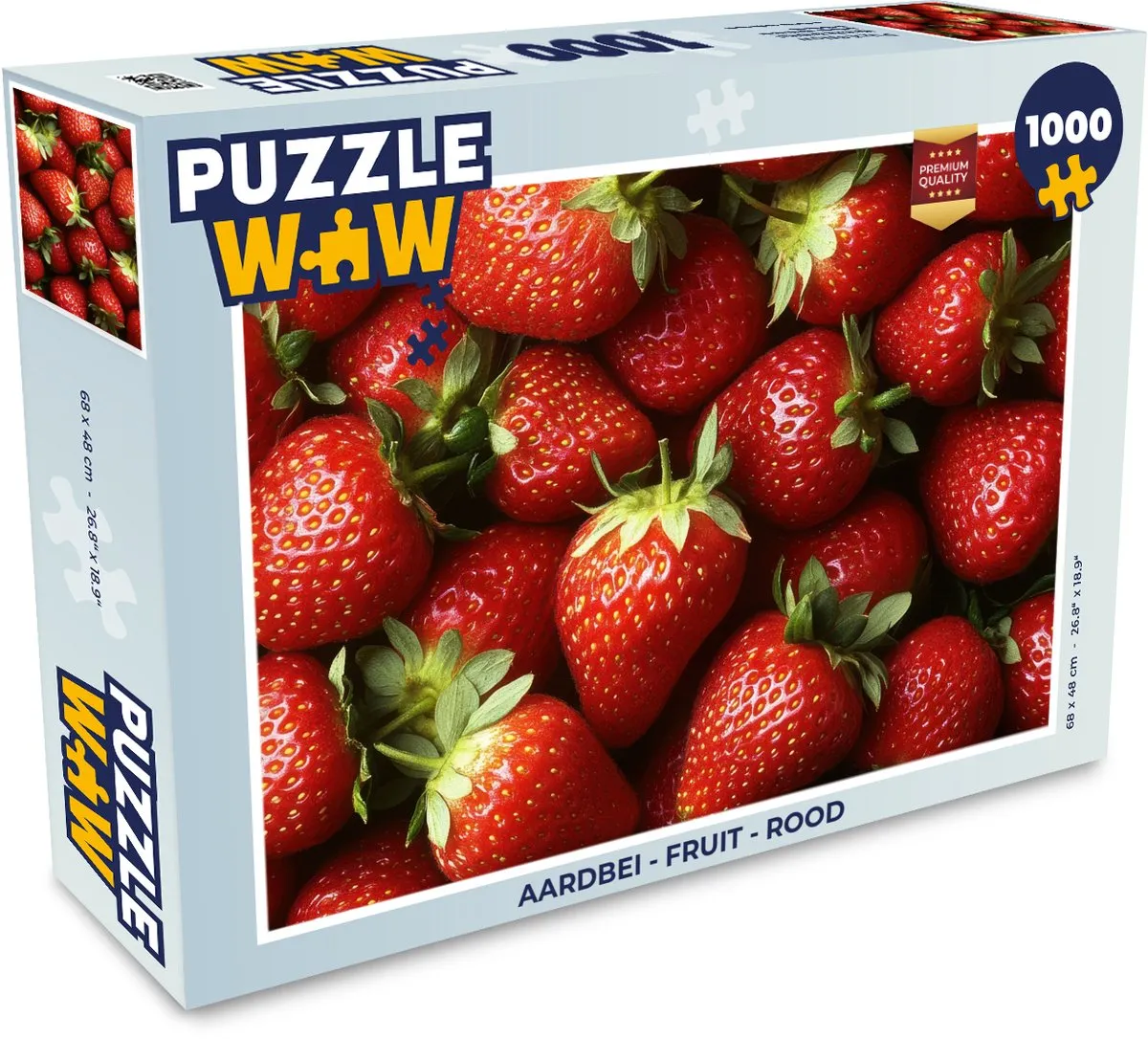 PuzzleWow Aardbei Legpuzzel 1000 Stuks