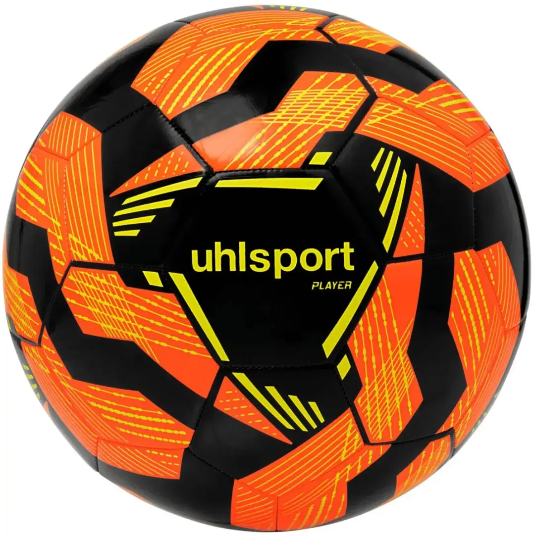Uhlsport Player Voetbal 5 - Oranje/Black/Fluo - afbeelding 2 van 3