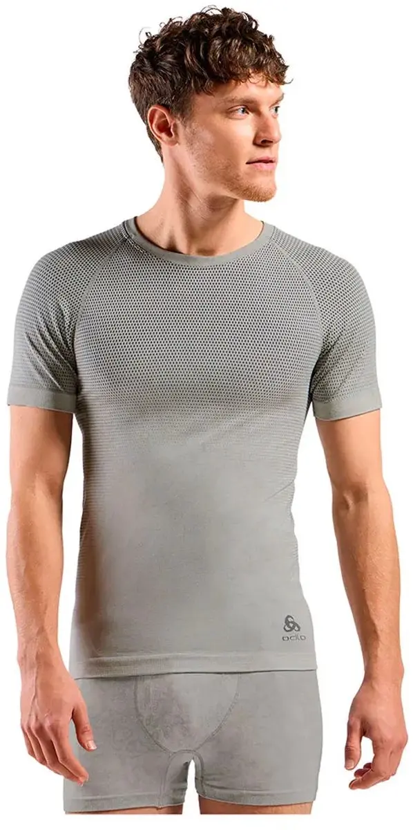 Odlo Performance Light Rain Dye Korte Mouwen Basislaag Grijs XL Man