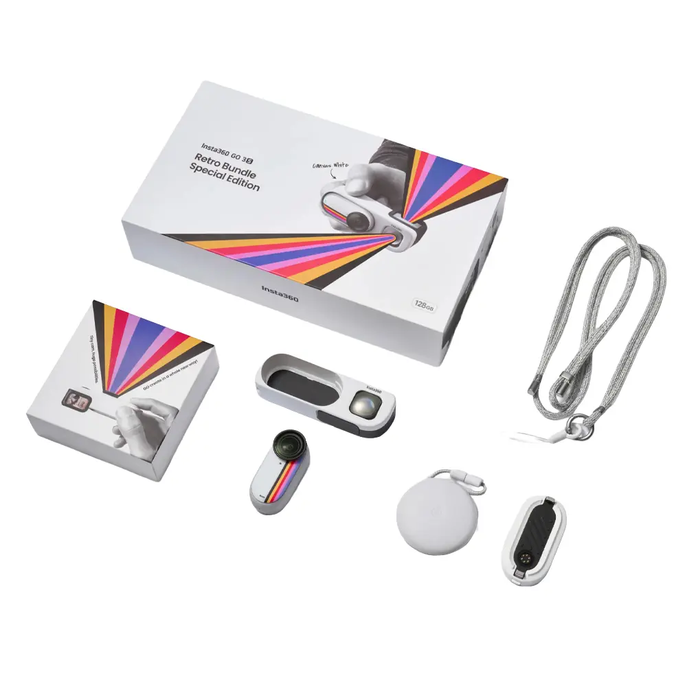 Insta360 GO 3S Retro Bundle - 64GB - Wit - afbeelding 2 van 2