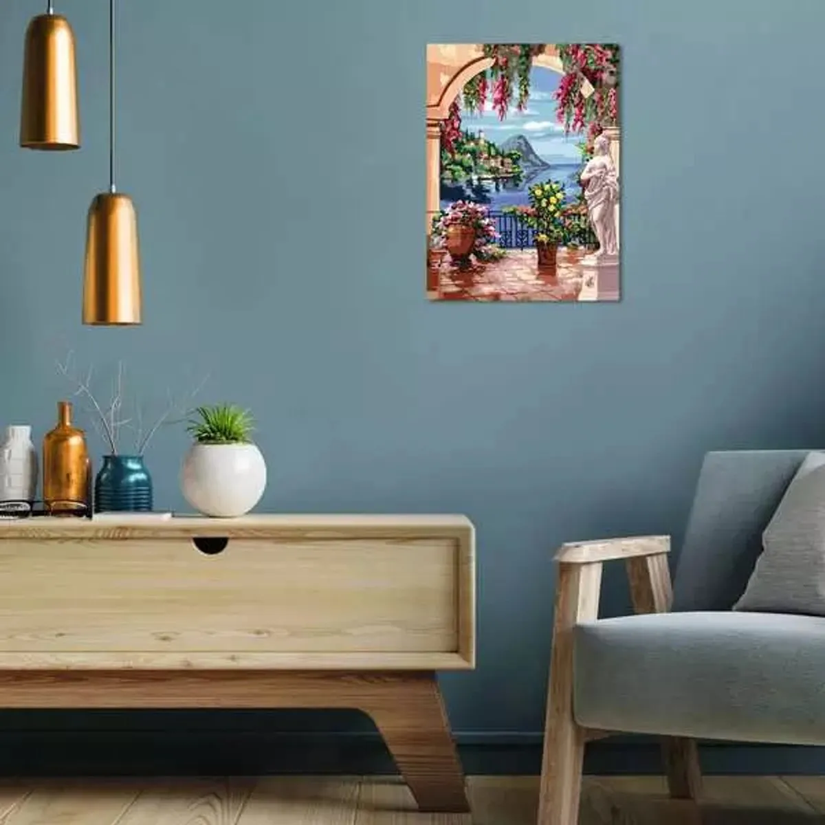 Ravensburger CreArt Schilderen op Nummer Lago Maggiore - Multicolor