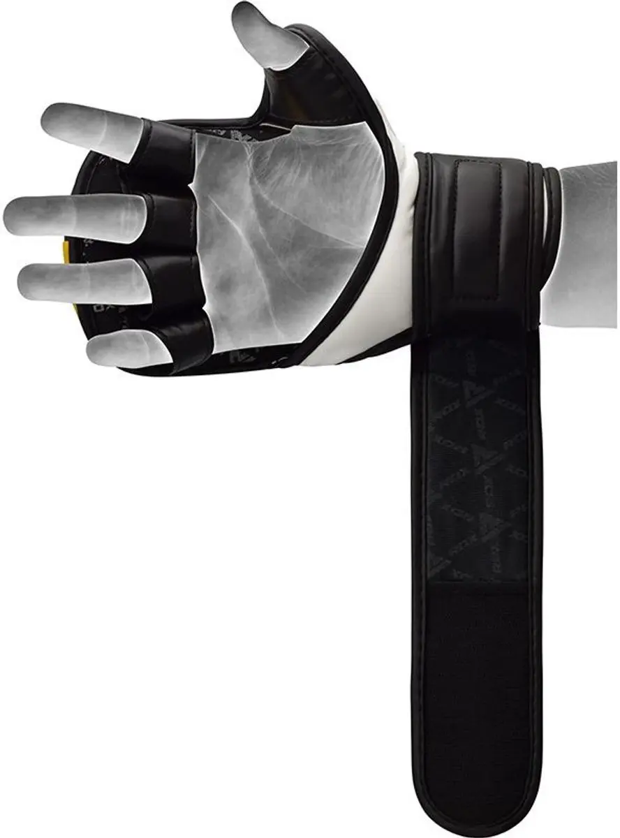 RDX Sports T6 Plus MMA Handschoenen 8oz - Geel Maat S - afbeelding 6 van 6