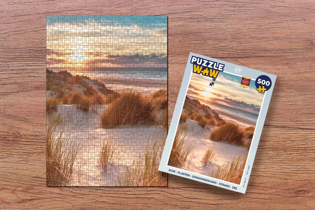 PuzzleWow Duin Legpuzzel 500 Stuks - Multicolor