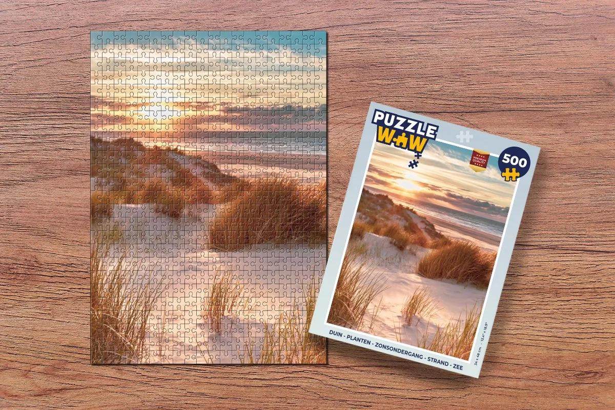 PuzzleWow Duin Legpuzzel 500 Stuks - Multicolor