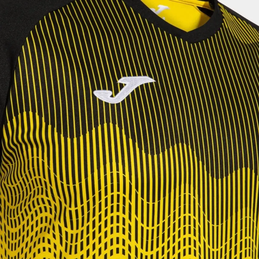 Joma Tiger Vi Heren T-shirt - XXS - Geel/Zwart
