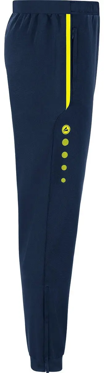 JAKO Allround Polyesterbroek Kinderen 116 - Fluogeel/Marine
