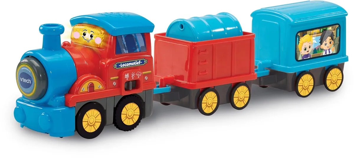 VTech Toet Toet Auto's Avonturen Treinset Lucas Locomotief - 3x AAA