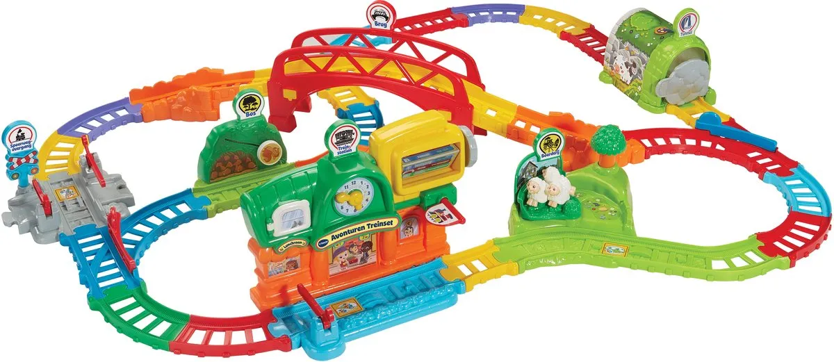 VTech Toet Toet Auto's Avonturen Treinset Lucas Locomotief - 3x AAA