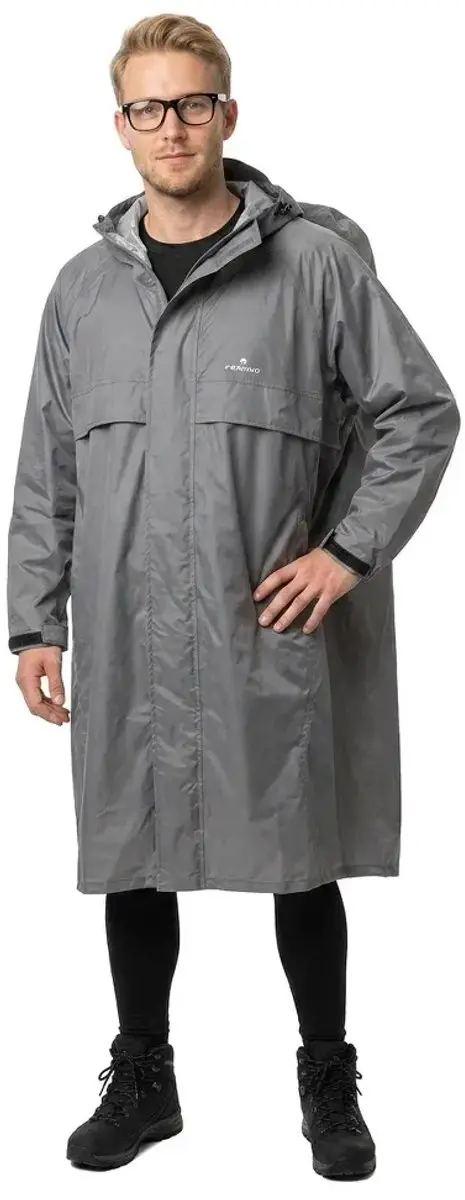 Ferrino Trekker Ripstop Poncho - Grijs L/XL - afbeelding 2 van 3