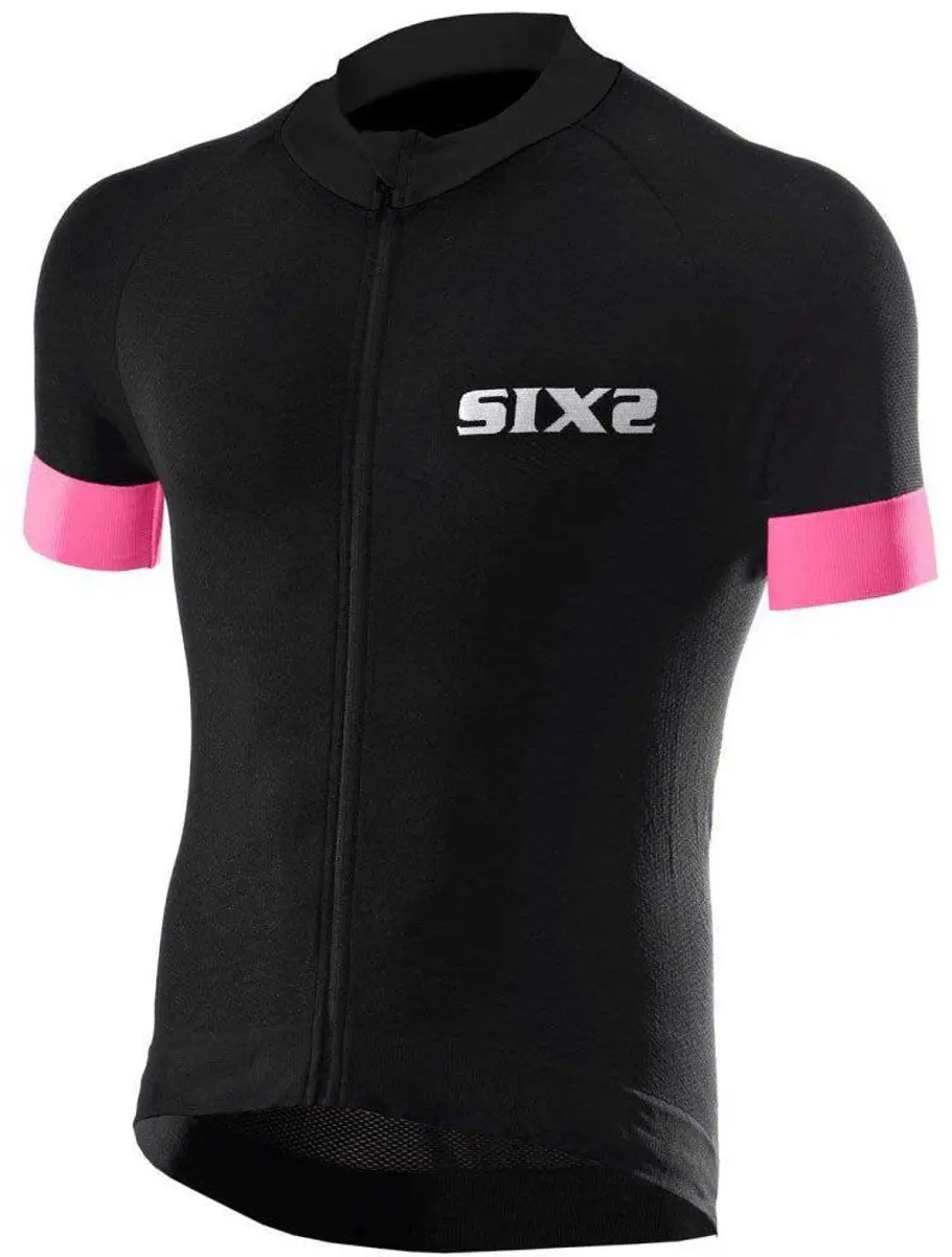 Sixs Bike3 Stripes Korte Mouw Wielertrui Zwart L