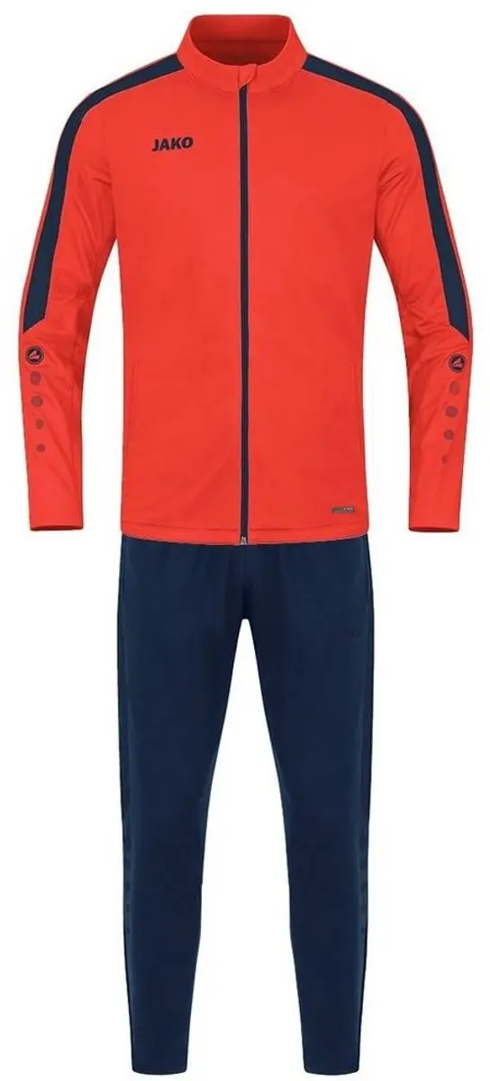 JAKO Power Polyesterpak Heren - Flame/Marine - 4XL - afbeelding 3 van 3