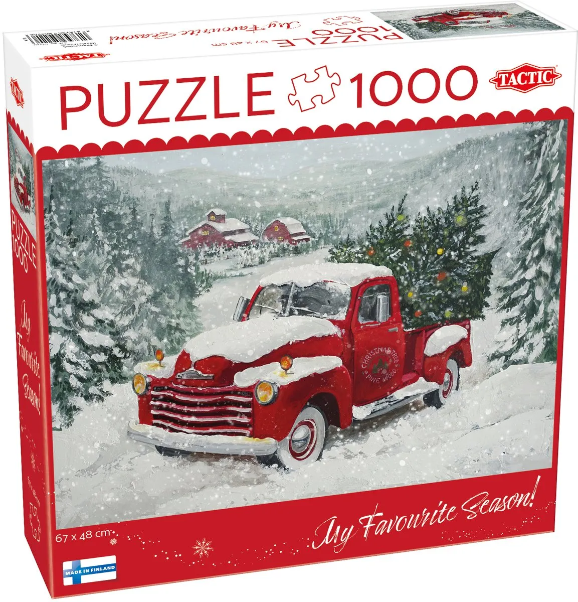 Tactic Puzzle 1000 Christmas Tree Truck