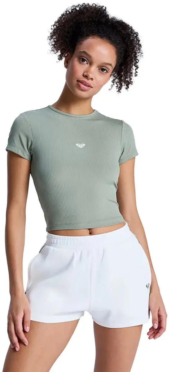 Roxy Rise & Vibe Korte Sportbroek Wit M Vrouw