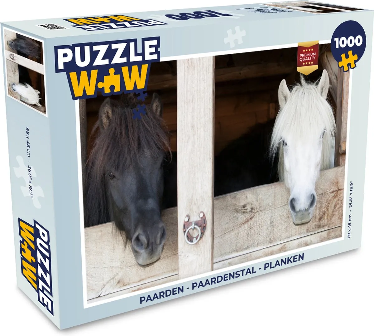 PuzzleWow Paarden Puzzel 1000 Stuks