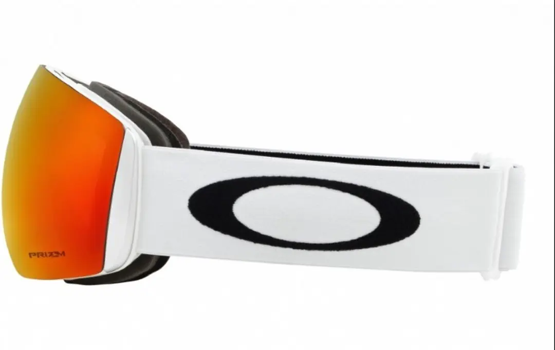 Oakley Flight Deck L Skibrillen - Matte White PRIZM Snow Torch - afbeelding 6 van 6